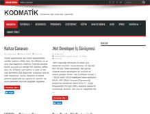 Tablet Screenshot of kodmatik.com